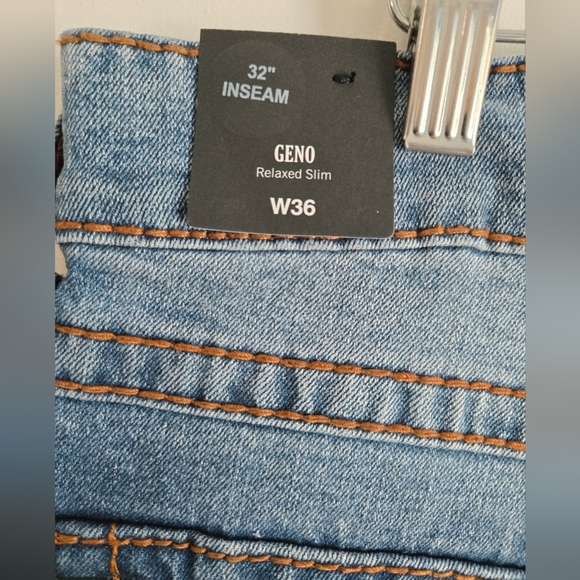 TRUE RELIGION Geno Big T Flap Relaxed Slim Jeans Sz 36 - Picture 6 of 9